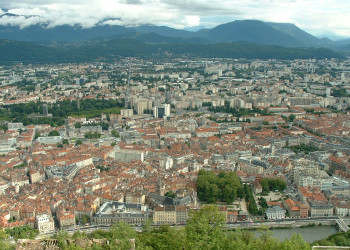 Панорамный вид в Гренобле, Франция. Фото 5 – фотографии Франции