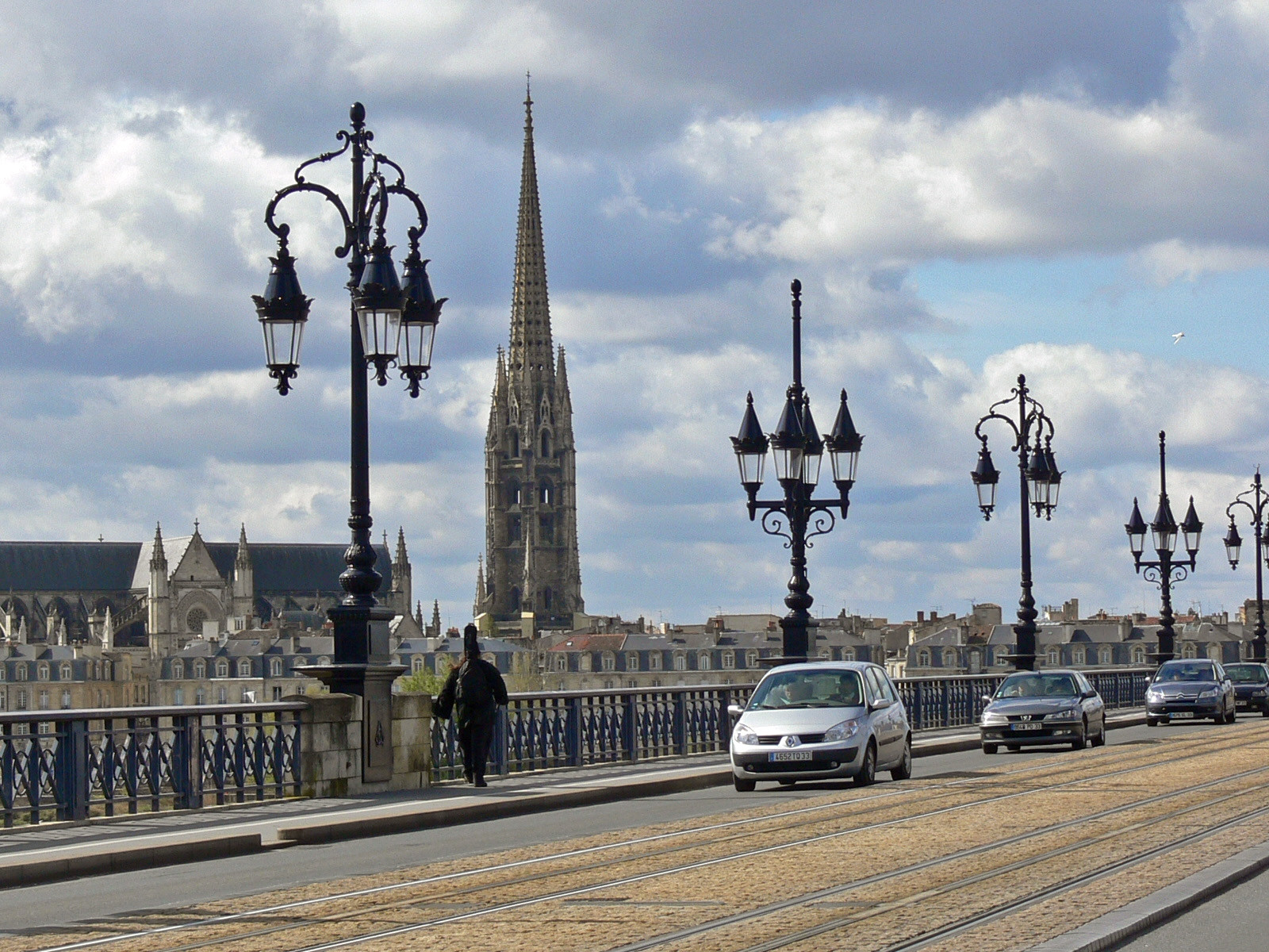 Мост в Бордо, Франция – фотографии Франции