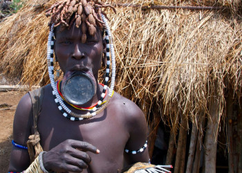 Племя Мурси в национальном парке Маго. Фото 4 – фотографии Эфиопии