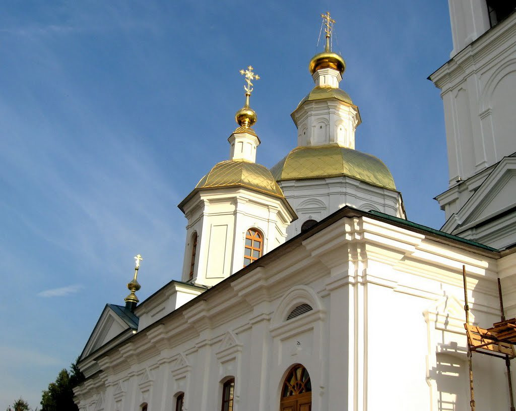 Храм в Серафимо-Дивеевском монастыре, Россия. Фото 4 – фотографии России