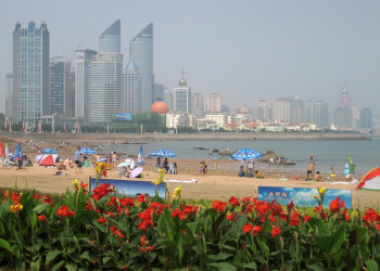 Городской пляж – фотографии Китая