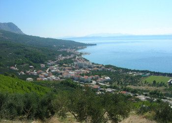 Панорамный вид в Тучепи, Хорватия. Фото 1 – фотографии Хорватии