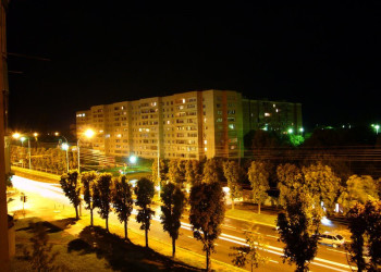 Ночь в Майкопе, Россия – фотографии России