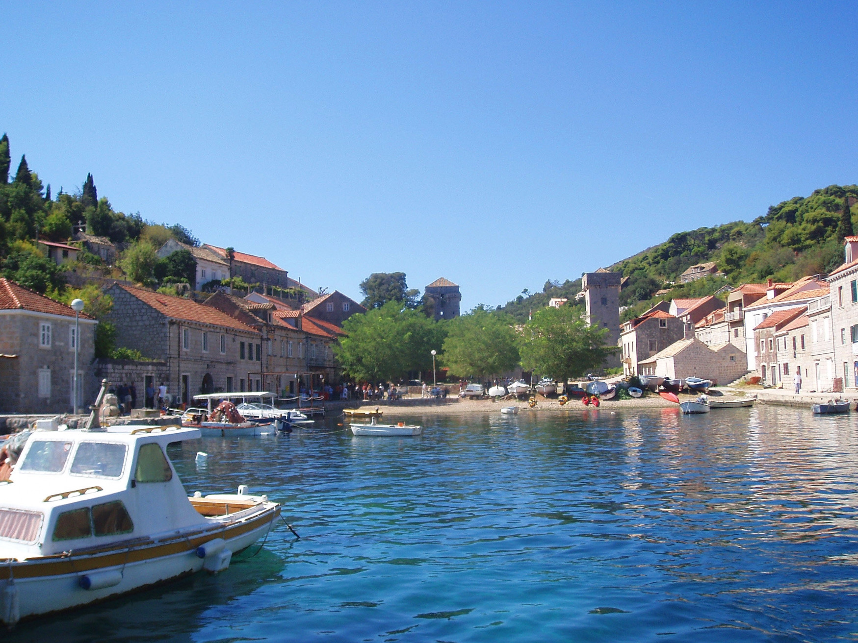 Причал на острове Шипан, Хорватия. Фото 4 – фотографии Хорватии