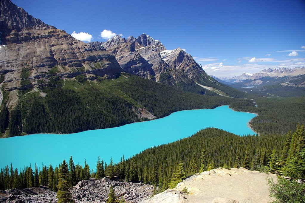 Озеро Пейто (Peyto Lake) – фотографии Канады