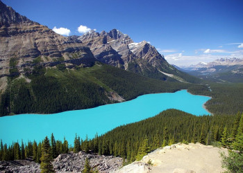 Озеро Пейто (Peyto Lake)  – фотографии Канады
