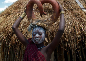 Национальный парк Маго, народность Мурси – фотографии Эфиопии