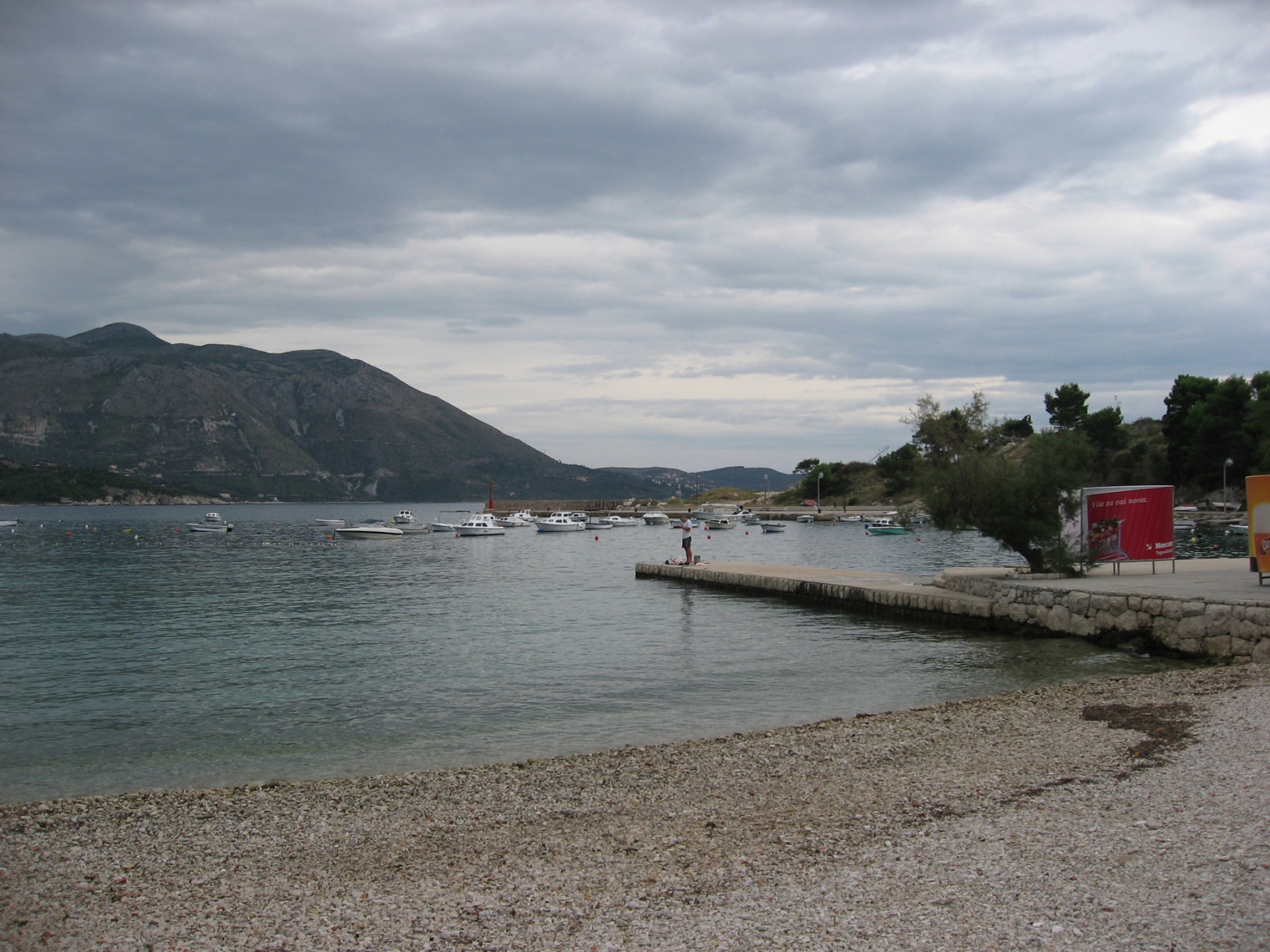 Пляж в Млини, Хорватия. Фото 7 – фотографии Хорватии