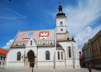 Церковь Святого Марка (Crkva svetog Marka), Хорватия. Фото 2 – фотографии Хорватии