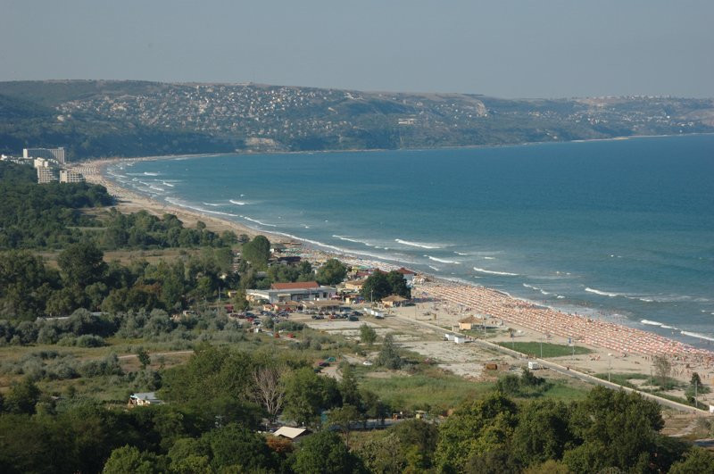 Панорамный вид Кранево, Болгария – фотографии Болгарии