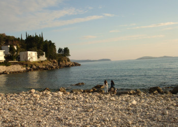 Пляж в Млини, Хорватия. Фото 4 – фотографии Хорватии