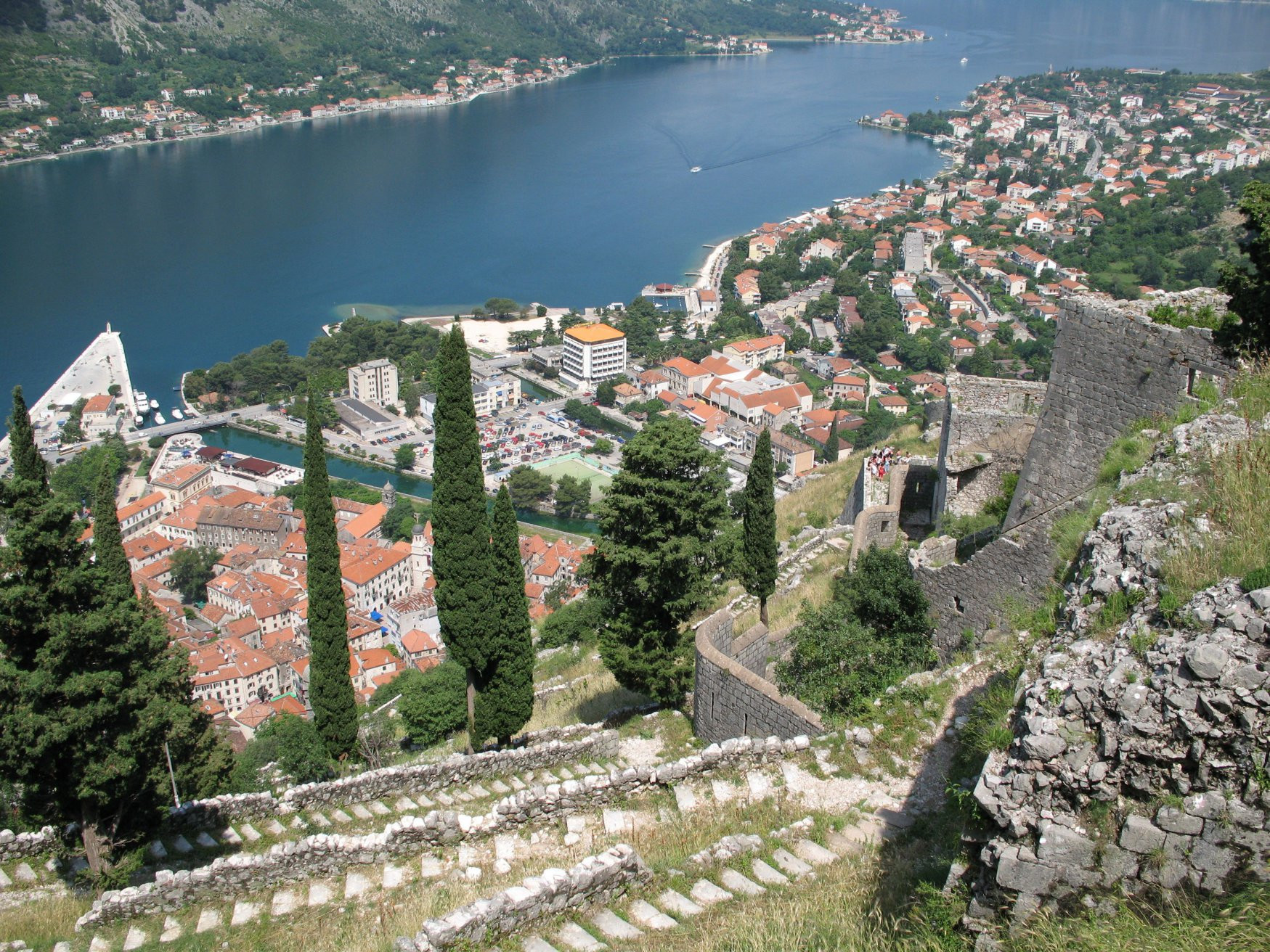 Панорамный вид в Которе, Черногория. Фото 83 – фотографии Черногории
