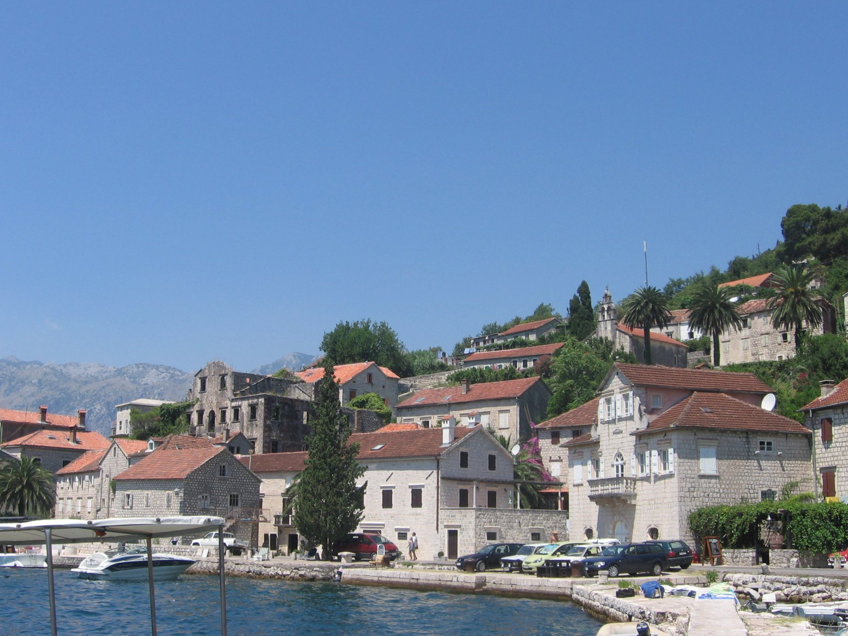 Набережная в Пераст, Черногория. Фото 26 – фотографии Черногории