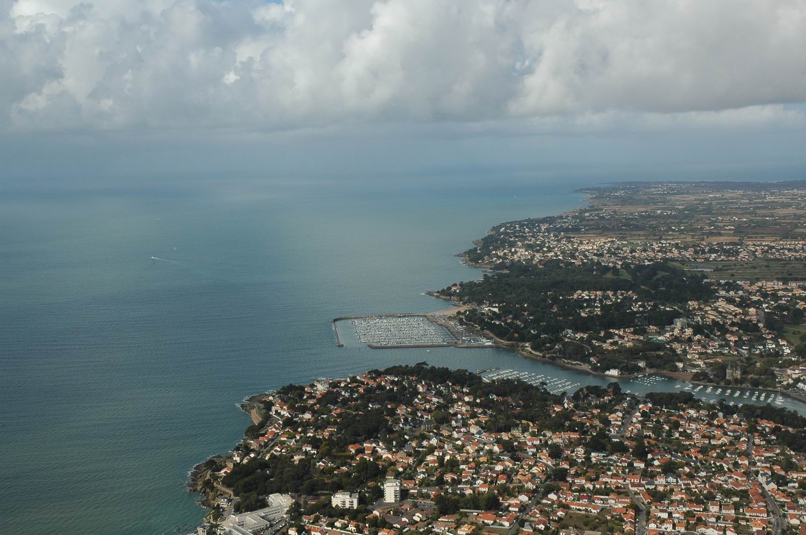 Панорамный вид в Порнике, Франция – фотографии Франции