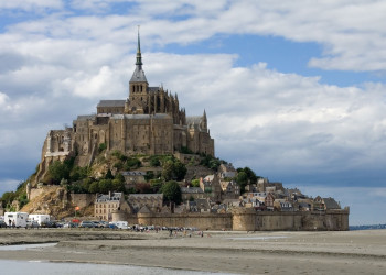 Замок в Мон-Сен-Мишель, Франция. Фото 4 – фотографии Франции