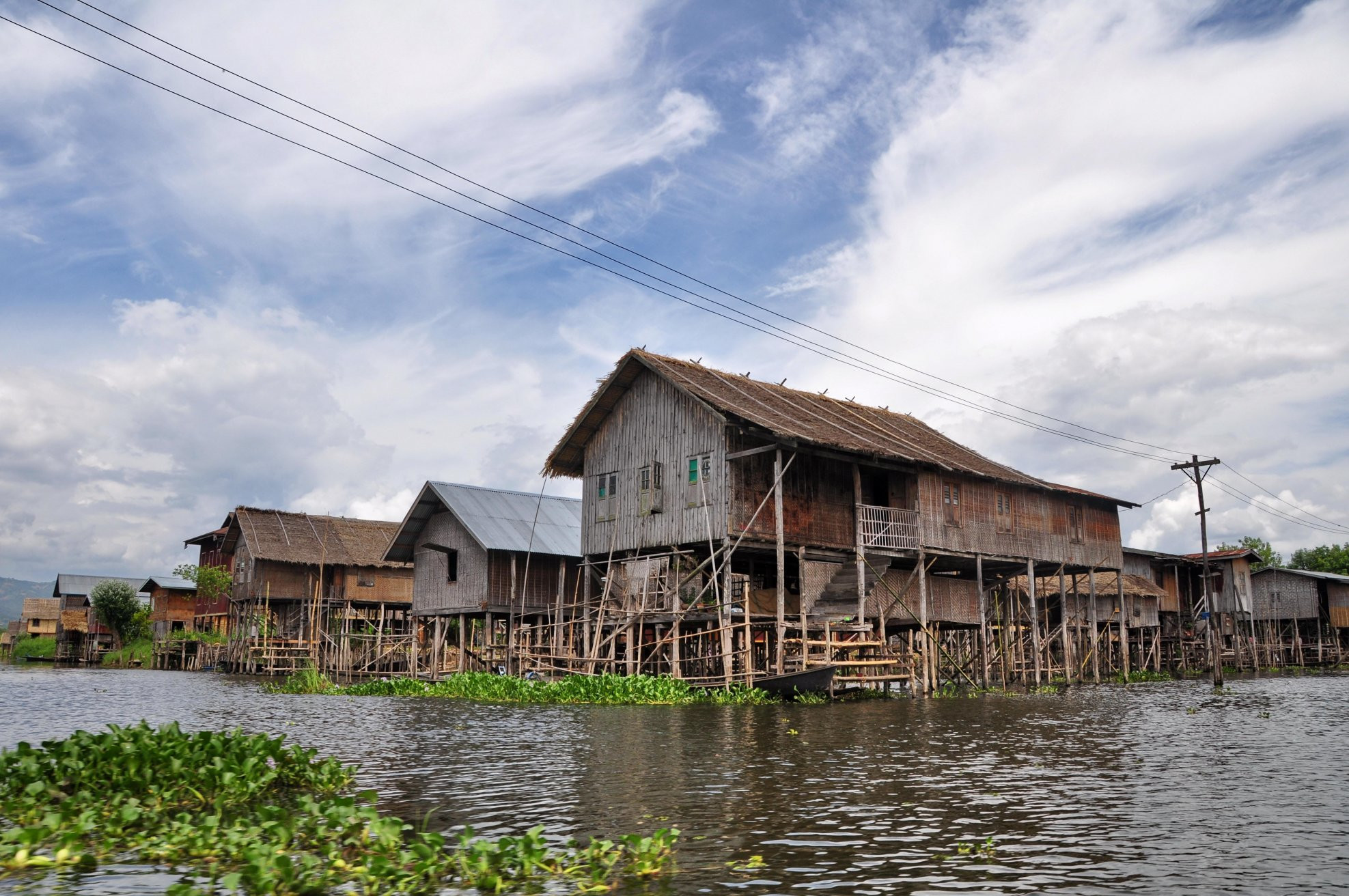 Деревня на воде – фотографии Мьянмы