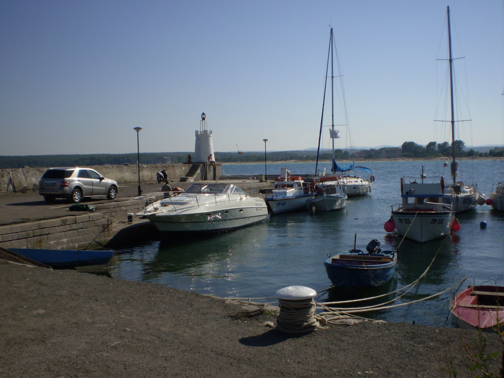 Причал в Приморско, Болгария. Фото 1 – фотографии Болгарии