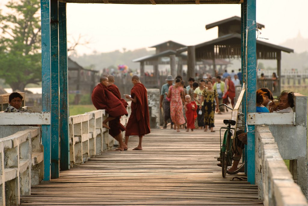 Мост У Бейн (U Bein Bridge) – фотографии Мьянмы