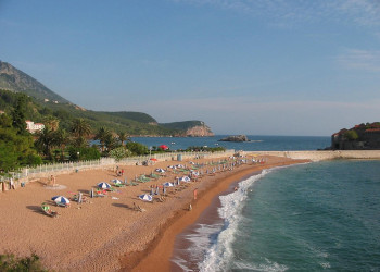 Пляж в Святой Стефан, Черногория. Фото 6 – фотографии Черногории