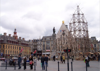 Площадь в Лилле, Франция – фотографии Франции