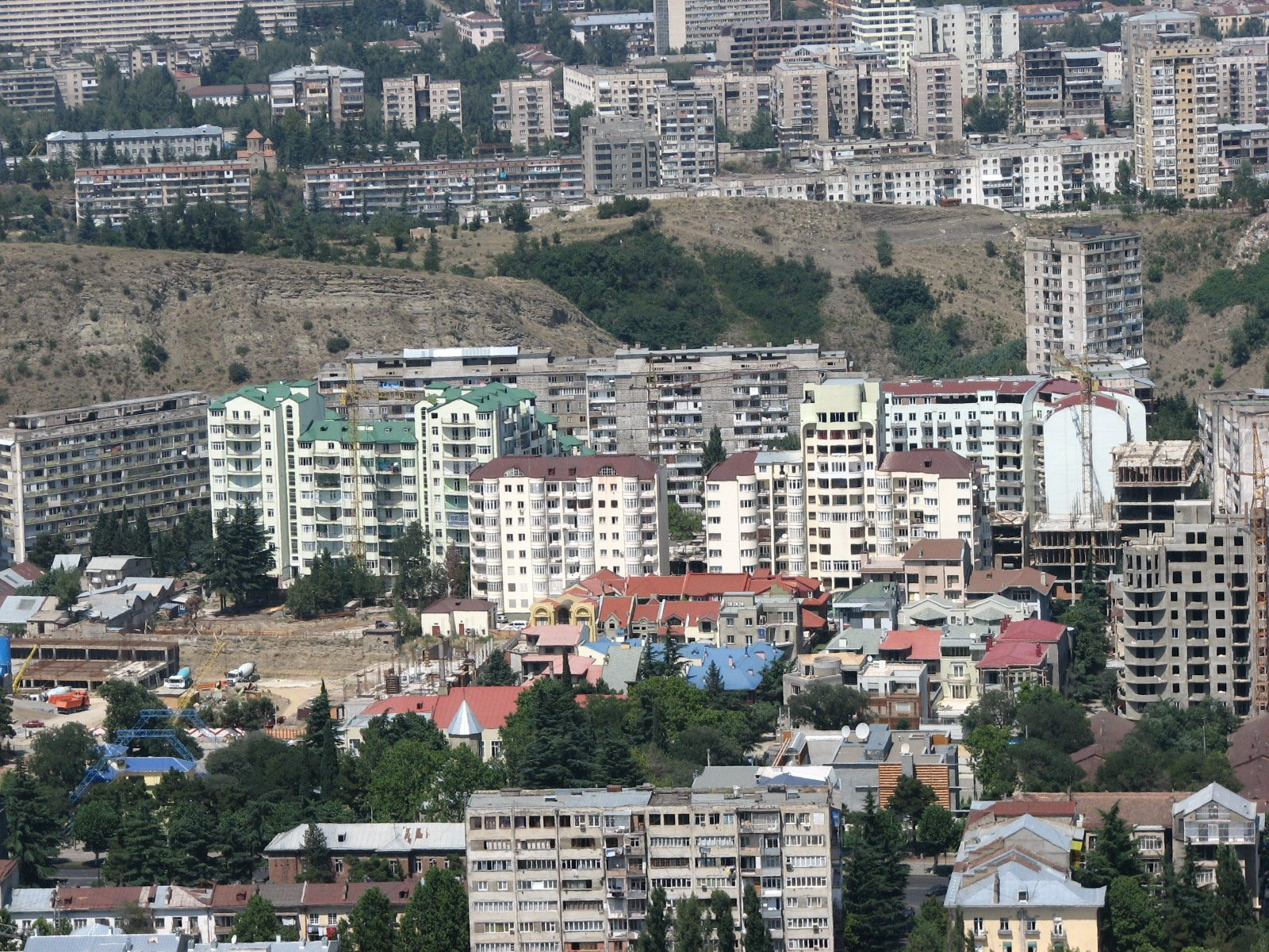 Жилые районы Тбилиси – фотографии Грузии