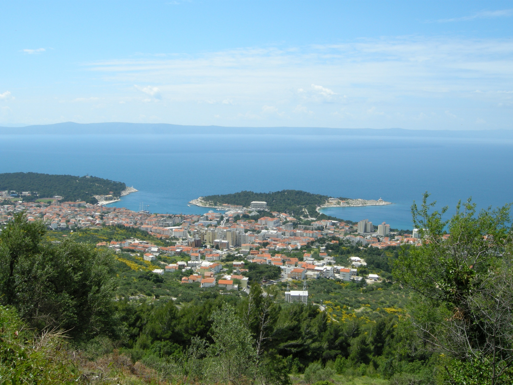 Панорамный вид Макарска, Хорватия. Фото 16 – фотографии Хорватии