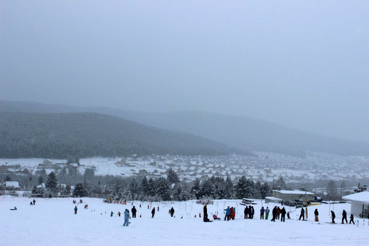 Горнолыжная база Мраткино на окраине Белорецка. Фото 2 – фотографии России