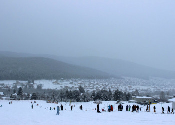 Горнолыжная база Мраткино на окраине Белорецка. Фото 2 – фотографии России
