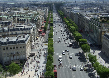 Панорамный вид в Париже, Франция. Фото 20 – фотографии Франции