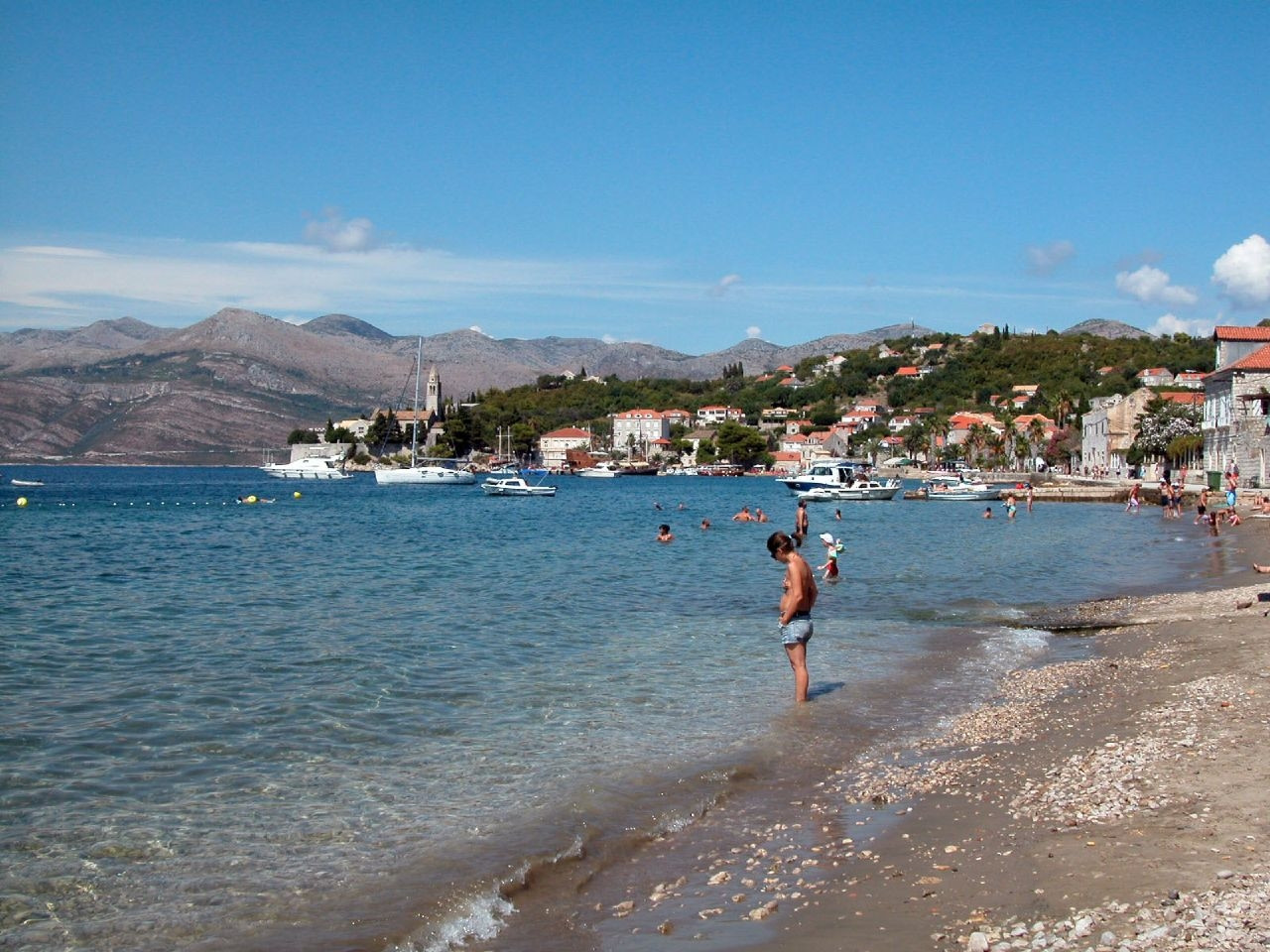 Пляж на острове Лопуд, Хорватия. Фото 1 – фотографии Хорватии