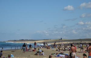 Пляж в Оссегоре, Франция – фотографии Франции