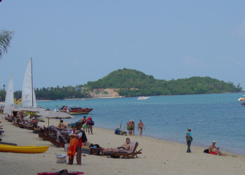 Люди на пляже в Бопхут-Бич, Тайланд. Фото 3 – фотографии Таиланда
