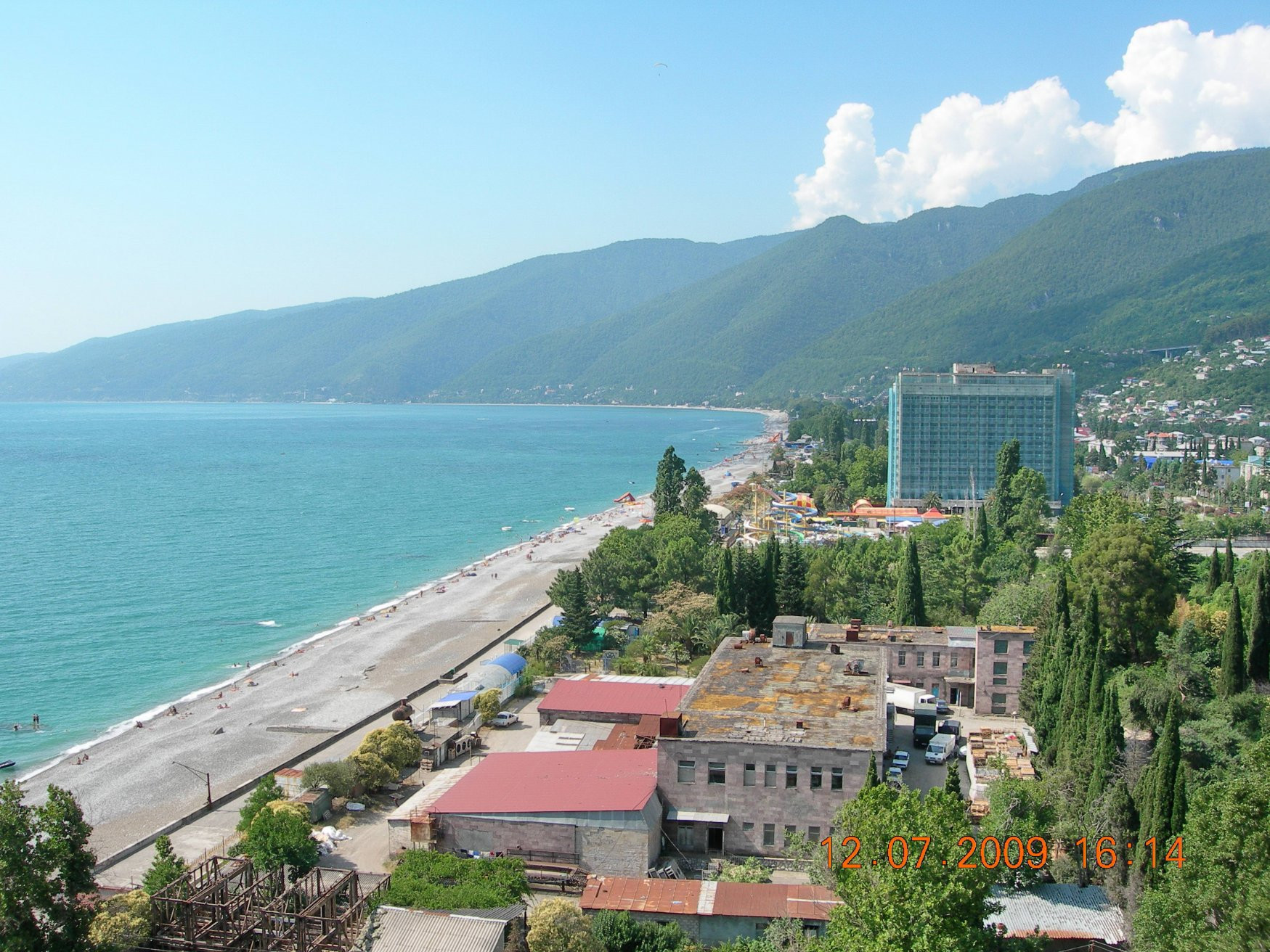 Панорамный вид Гагра, Абхазия. Фото 1 – фотографии Абхазии