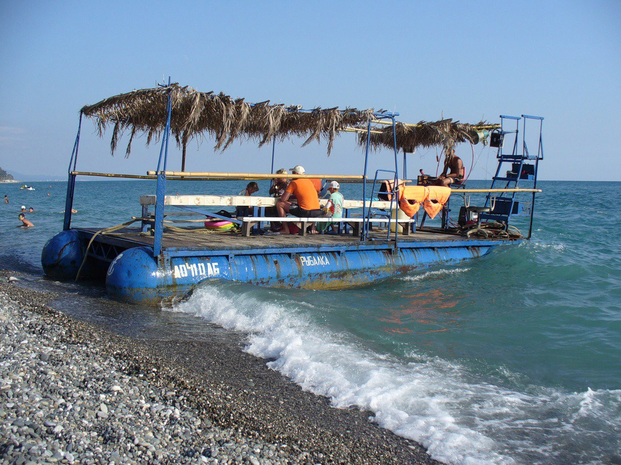 Пляж в Цандрыпш, Абхазия. Фото 5 – фотографии Абхазии