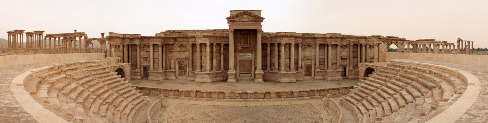 Амфитеатр в древнем городе Пальмира – фотографии Сирии