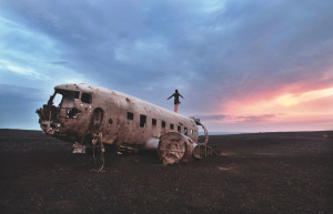 Крушение военного самолёта (DC-3 plane wreck), Исландия – фотографии Исландии