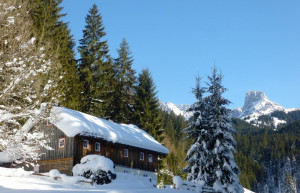 Местные домики. Аннаберг. Австрия – фотографии Австрии