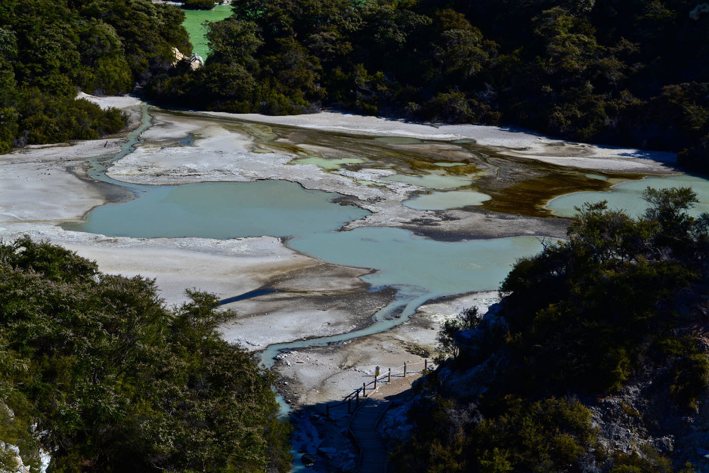 Термальный парк Уаи-О-Тапу, город Роторуа, Новая Зеландия – фотографии Новой Зеландии