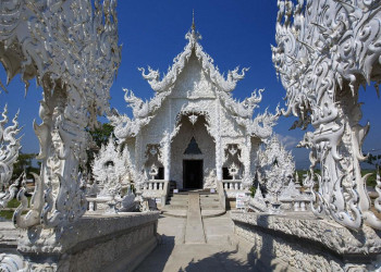 Здание Белого храма олицетворяет нирвану – фотографии Таиланда