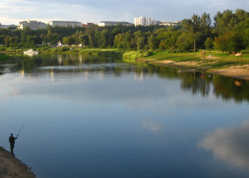 Река в Могилёве, Беларусь – фотографии Беларуси