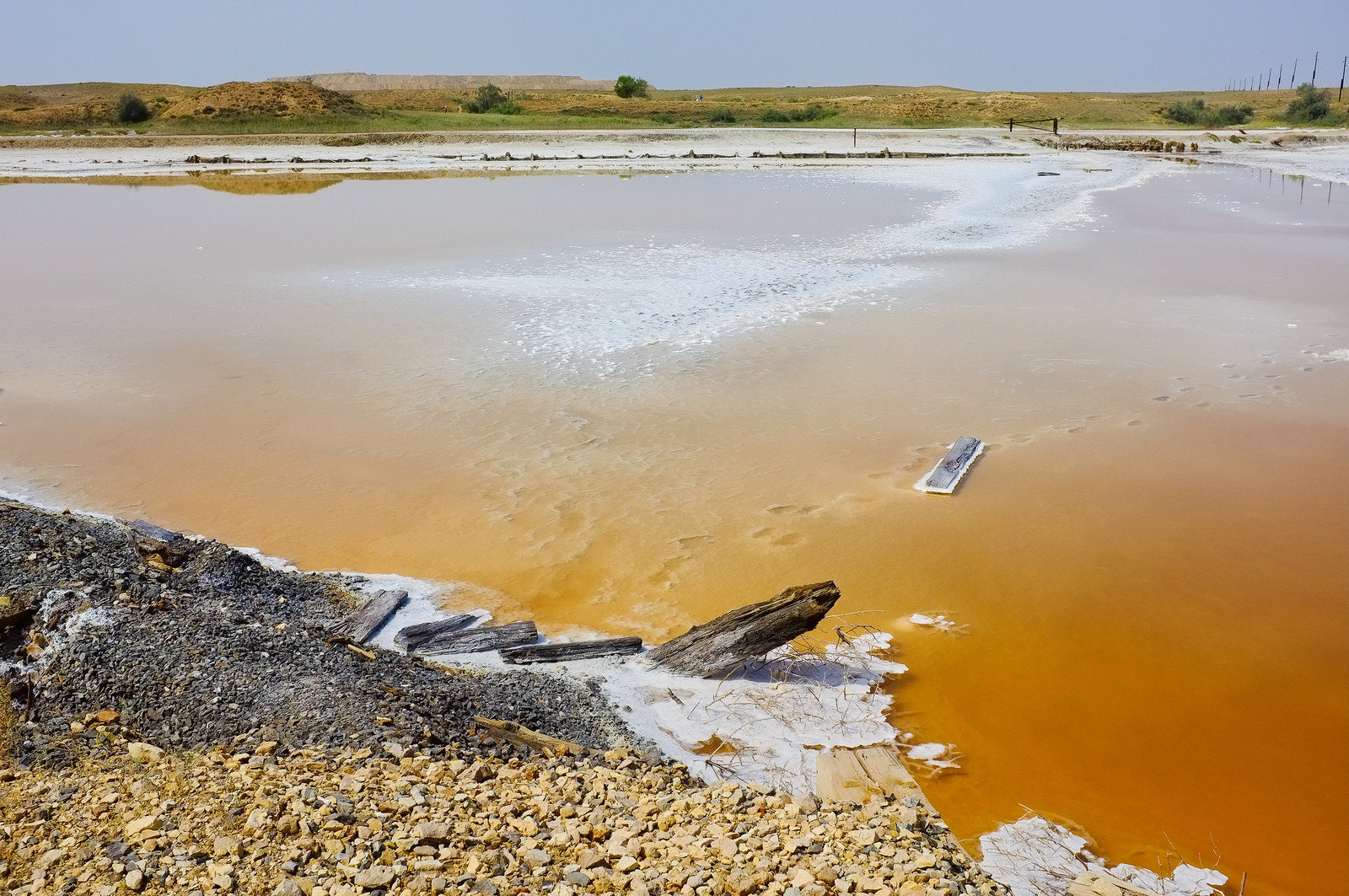 На озере Баскунчак в Астраханской области – фотографии России