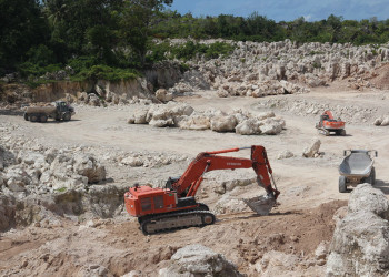 Добыча фосфоритов в Науру – фотографии Науру