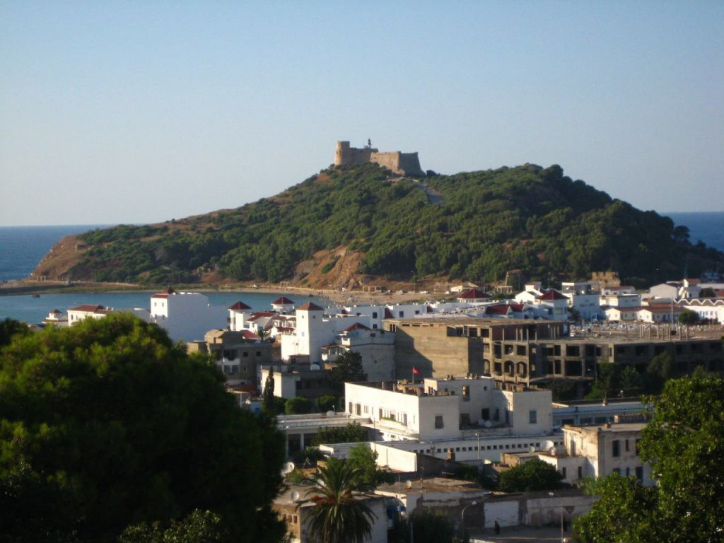 Панорамный вид острова Табарка, Северный Тунис – фотографии Туниса