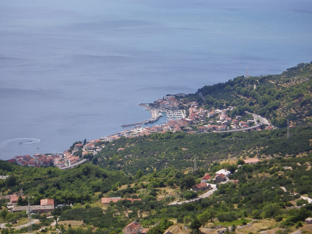 Панорамный вид в Подгора, Хорватия. Фото 1 – фотографии Хорватии