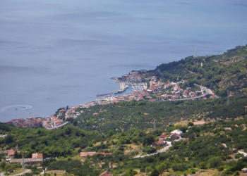 Панорамный вид в Подгора, Хорватия. Фото 1 – фотографии Хорватии