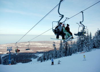 Горнолыжная база "Гора Соболиная" на Байкале. Фото 1 – фотографии России