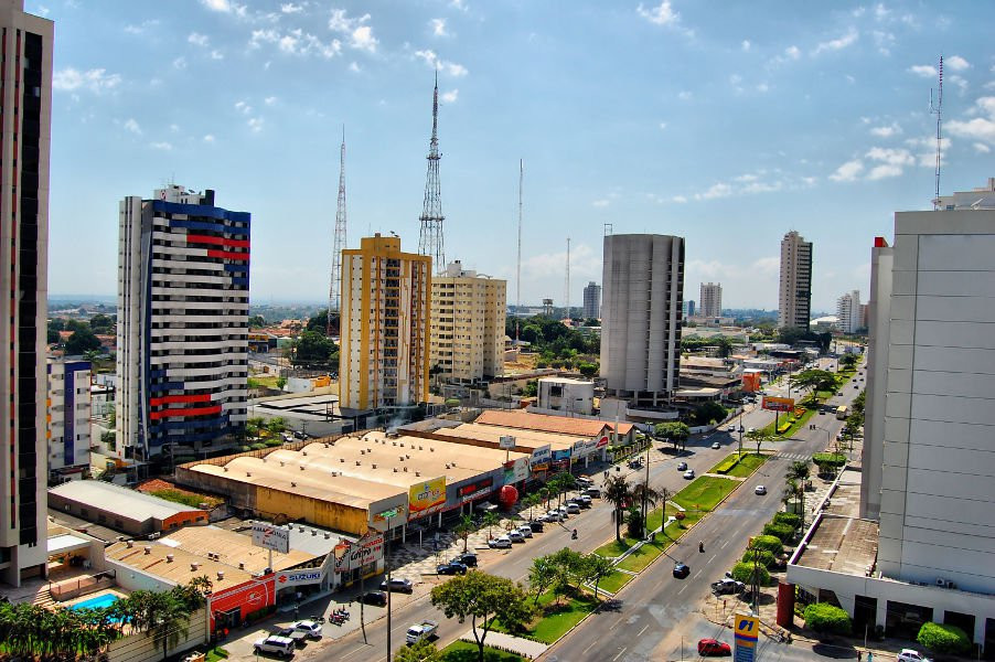Панорамный вид в Куяба, Бразилия – фотографии Бразилии