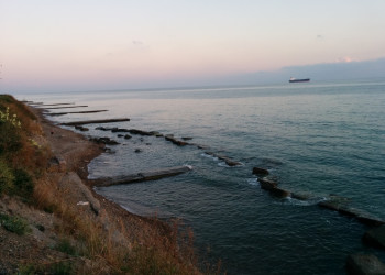 Побережье возле поселка Южный, июль 2014. Фото 1 – фотографии России