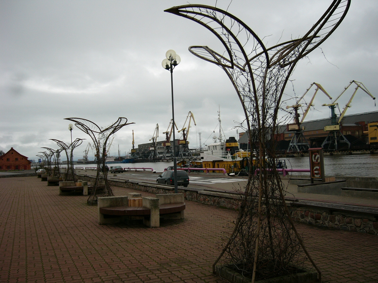 Порт в Вентспилсе – фотографии Латвии