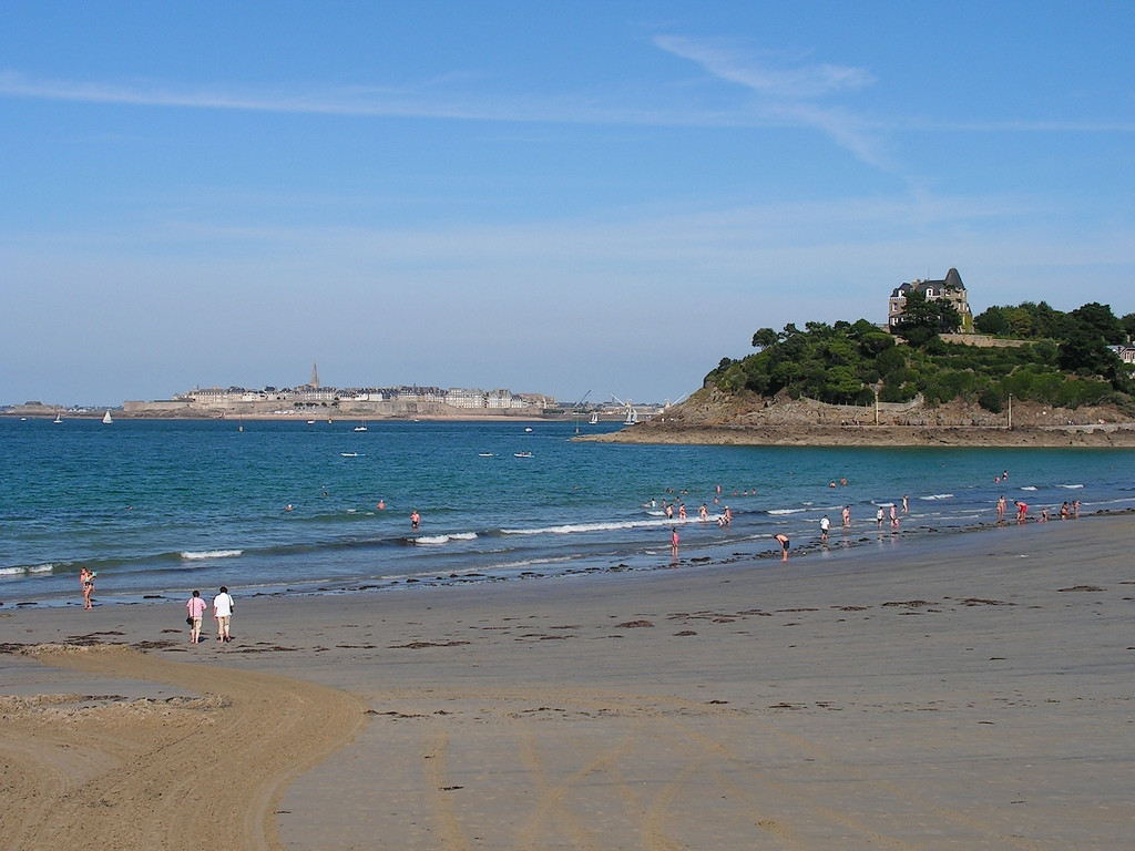 Пляж в Динарде, Франция. Фото 9 – фотографии Франции